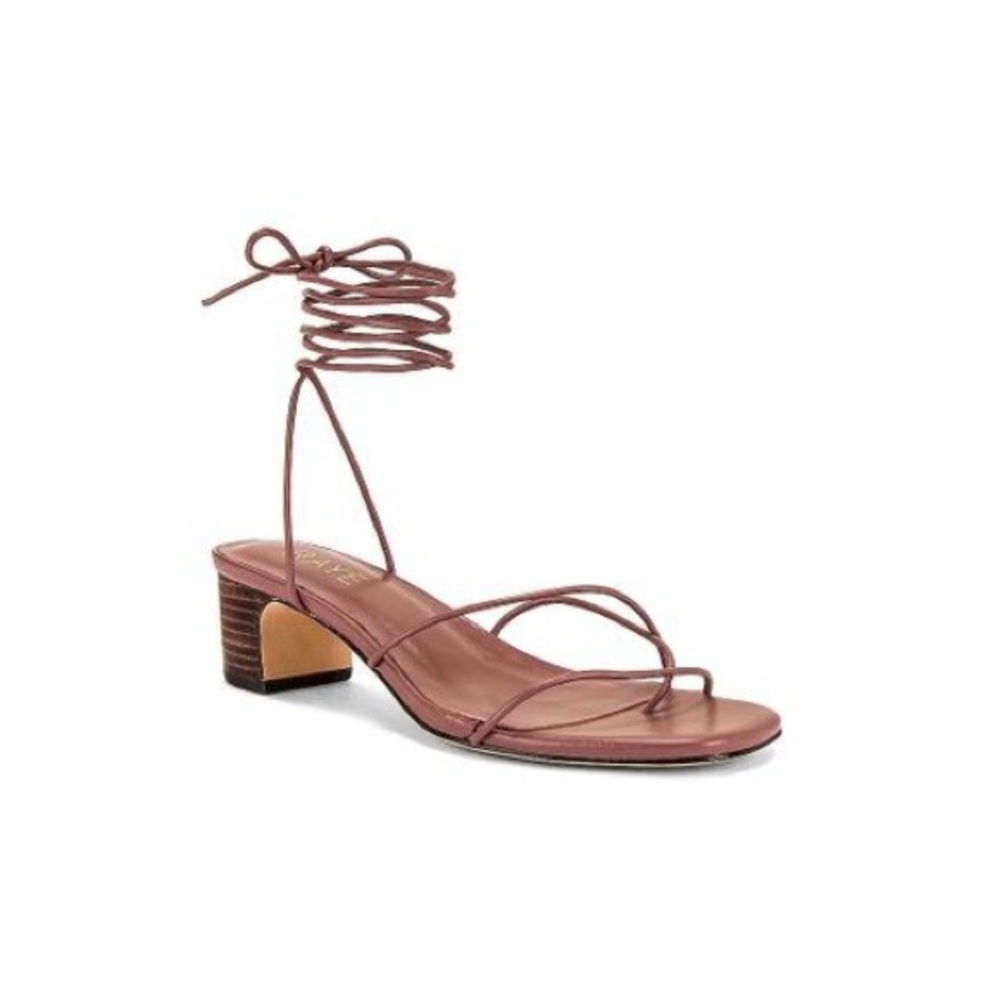 Raye Talia Mauve Ankle Wrap Heels